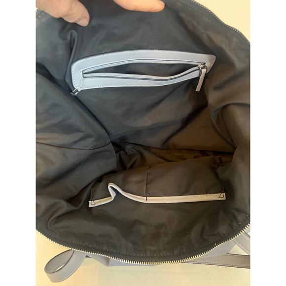 Madden Girl Nylon
Weekender Travel Large Tote Bag Gray and Black - Picture 9 of 11